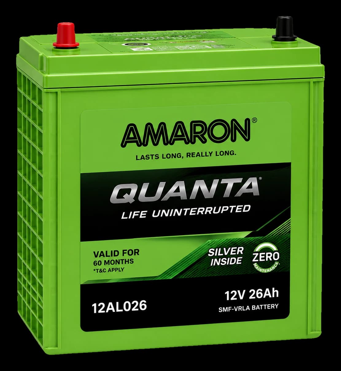 Amaron Quanta 12 V 26 Ah sealed maintenance-free VRLA battery